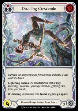 Dazzling Crescendo (Red) [ELE053] (Tales of Aria - Unlimited) Rainbow Foil