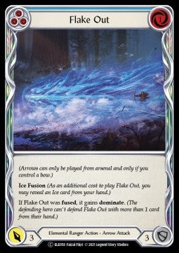 Flake Out (Blue) [ELE058] (Tales of Aria - Unlimited) Rainbow Foil