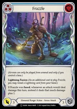 Frazzle (Blue) [ELE061] (Tales of Aria - Unlimited) Rainbow Foil