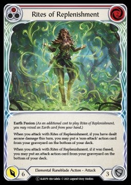 Rites of Replenishment (Red) [ELE079] (Tales of Aria - Unlimited) Rainbow Foil