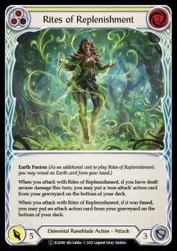 Rites of Replenishment (Yellow) [ELE080] (Tales of Aria - Unlimited) Regular