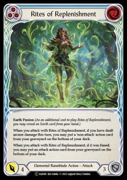 Rites of Replenishment (Blue) [ELE081] (Tales of Aria - Unlimited) Regular