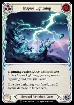 Inspire Lightning (Yellow) [ELE089] (Tales of Aria - Unlimited) Regular