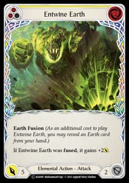 Entwine Earth (Yellow) [ELE095] (Tales of Aria - Unlimited) Rainbow Foil