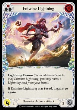 Entwine Lightning (Red) [ELE100] (Tales of Aria - Unlimited) Rainbow Foil