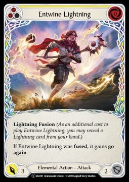 Entwine Lightning (Yellow) [ELE101] (Tales of Aria - Unlimited) Rainbow Foil