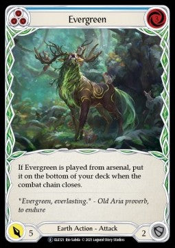 Evergreen (Blue) [ELE121] (Tales of Aria - Unlimited) Regular