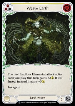 Weave Earth (Yellow) [ELE123] (Tales of Aria - Unlimited) Regular