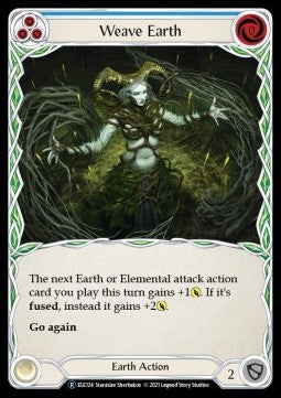 Weave Earth (Blue) [ELE124] (Tales of Aria - Unlimited) Regular