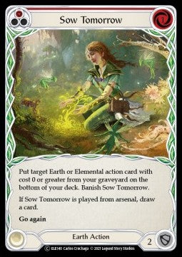 Sow Tomorrow (Red) [ELE140] (Tales of Aria - Unlimited) Regular