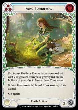 Sow Tomorrow (Blue) [ELE142] (Tales of Aria - Unlimited) Rainbow Foil