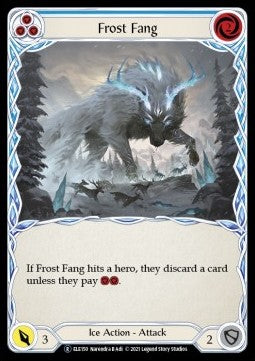 Frost Fang (Blue) [ELE150] (Tales of Aria - Unlimited) Rainbow Foil