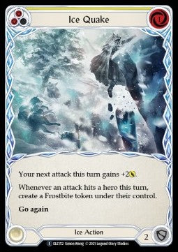 Ice Quake (Yellow) [ELE152] (Tales of Aria - Unlimited) Rainbow Foil