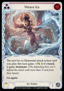 Weave Ice (Red) [ELE154] (Tales of Aria - Unlimited) Rainbow Foil
