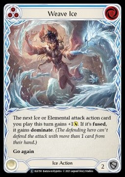 Weave Ice (Blue) [ELE156] (Tales of Aria - Unlimited) Regular