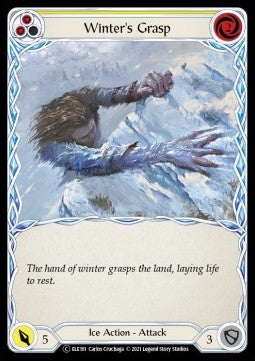 Winter's Grasp (Yellow) [ELE161] (Tales of Aria - Unlimited) Regular
