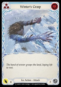 Winter's Grasp (Blue) [ELE162] (Tales of Aria - Unlimited) Rainbow Foil