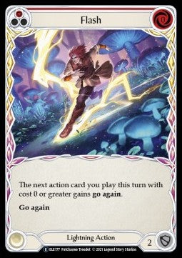 Flash (Red) [ELE177] (Tales of Aria - Unlimited) Rainbow Foil