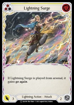 Lightning Surge (Yellow) [ELE190] (Tales of Aria - Unlimited) Regular