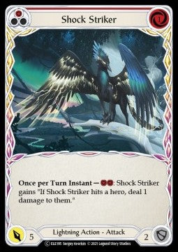 Shock Striker (Red) [ELE195] (Tales of Aria - Unlimited) Rainbow Foil