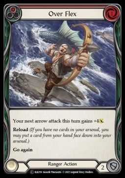 Over Flex (Red) [ELE219] (Tales of Aria - Unlimited) Rainbow Foil
