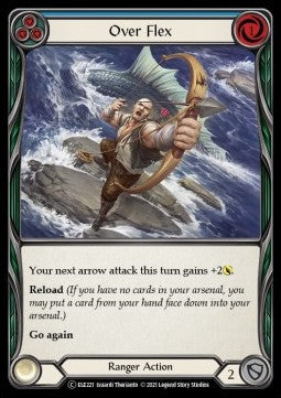 Over Flex (Blue) [ELE221] (Tales of Aria - Unlimited) Rainbow Foil