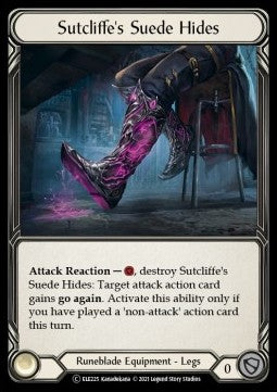 Sutcliffe's Suede Hides [ELE225] (Tales of Aria - Unlimited) Rainbow Foil