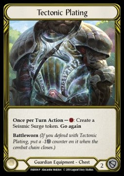 Tectonic Plating [FAB004] (FAB Promos) Gold Cold Foil