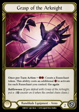Grasp of the Arknight [FAB010] (FAB Promos) Gold Cold Foil