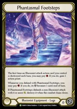 Phantasmal Footsteps [FAB019] (FAB Promos) Gold Cold Foil
