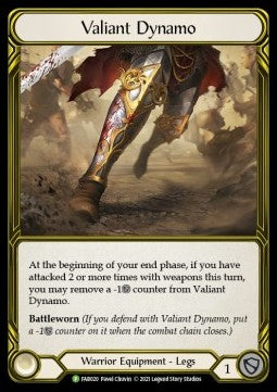 Valiant Dynamo [FAB020] (FAB Promos) Gold Cold Foil