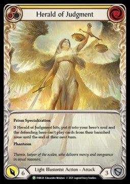 Herald of Judgment (Extended Art) [FAB028] (FAB Promos) Rainbow Foil