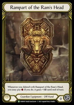 Rampart of the Ram's Head [FAB049] (FAB Promos) Gold Cold Foil