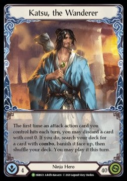 Katsu, the Wanderer [HER023] (Hero Promos) Rainbow Foil