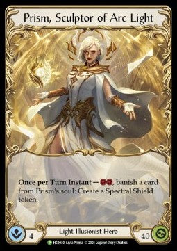 Prism, Sculptor of Arc Light [HER030] (Hero Promos) Cold Foil