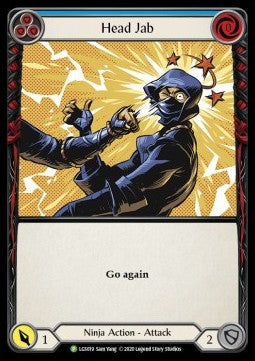 Head Jab (Blue) [LGS019] (LGS Promos) Rainbow Foil