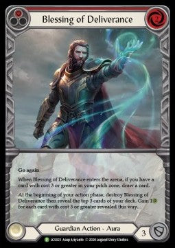 Blessing of Deliverance (Red) [LGS023] (LGS Promos) Rainbow Foil