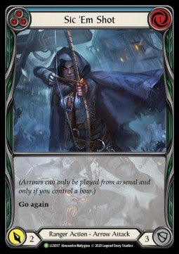 Sic 'Em Shot (Blue) [LGS037] (LGS Promos) Rainbow Foil