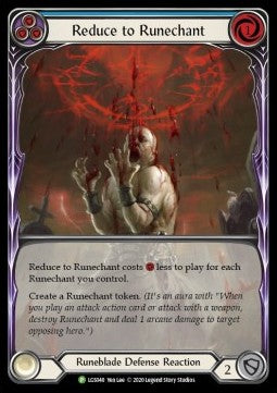 Reduce to Runechant (Blue) [LGS040] (LGS Promos) Rainbow Foil