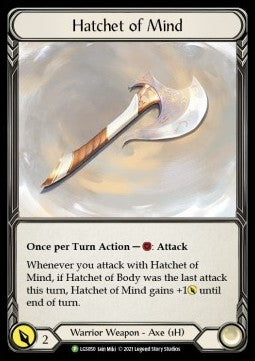 Hatchet of Mind [LGS050] (LGS Promos) Cold Foil