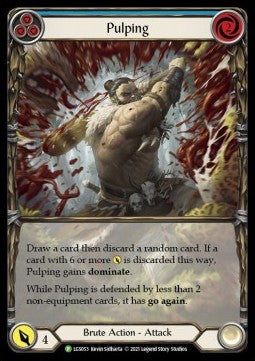 Pulping (Blue) (Extended Art) [LGS053] (LGS Promos) Rainbow Foil