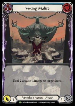 Vexing Malice (Blue) (Extended Art) [LGS059] (LGS Promos) Rainbow Foil