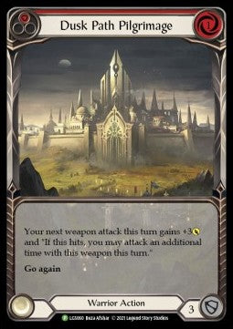Dusk Path Pilgrimage (Red) (Extended Art) [LGS060] (LGS Promos) Rainbow Foil