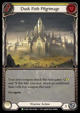 Dusk Path Pilgrimage (Yellow) (Extended Art) [LGS061] (LGS Promos) Rainbow Foil