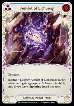 Amulet of Lightning [LGS065] (LGS Promos) Cold Foil