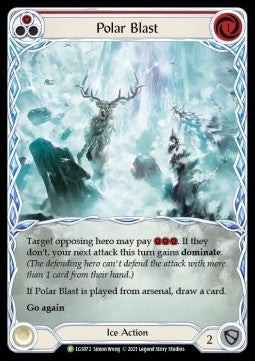 Polar Blast (Red) (Extended Art) [LGS072] (LGS Promos) Rainbow Foil