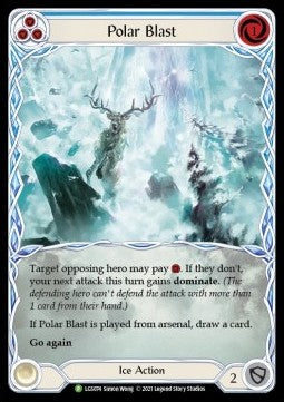 Polar Blast (Blue) (Extended Art) [LGS074] (LGS Promos) Rainbow Foil