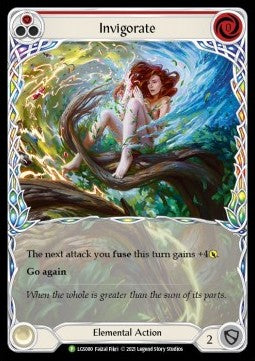 Invigorate (Red) (Extended Art) [LGS080] (LGS Promos) Rainbow Foil