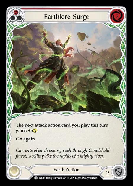 Earthlore Surge (Red) [BRI019] (Tales of Aria - Briar Blitz Deck) Regular