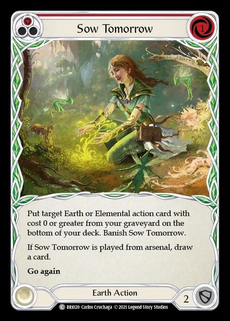 Sow Tomorrow (Red) [BRI020] (Tales of Aria - Briar Blitz Deck) Regular